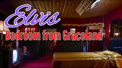 Elvis bedroom from Graceland | Elvis' upstairs room in Graceland - YouTube