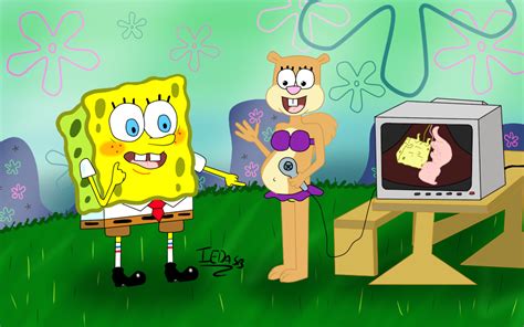 SpongeBob and Sandy, look at the twins! by iedasb on DeviantArt