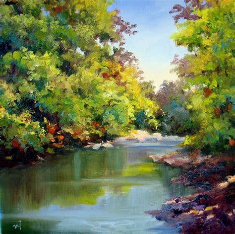 Nel's Everyday Painting: Revised Creek - SOLD