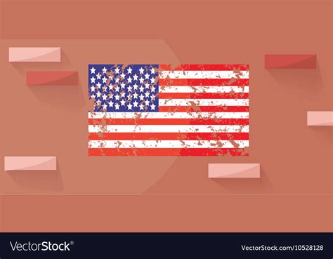 Patriot day with american flag Royalty Free Vector Image