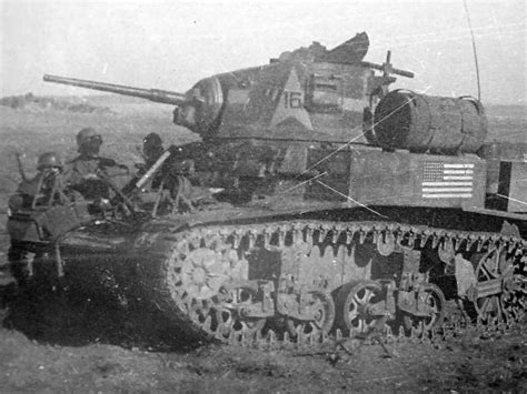 M3A1 Stuart of 1st Armored Regiment Tunisia 1942 | World War Photos