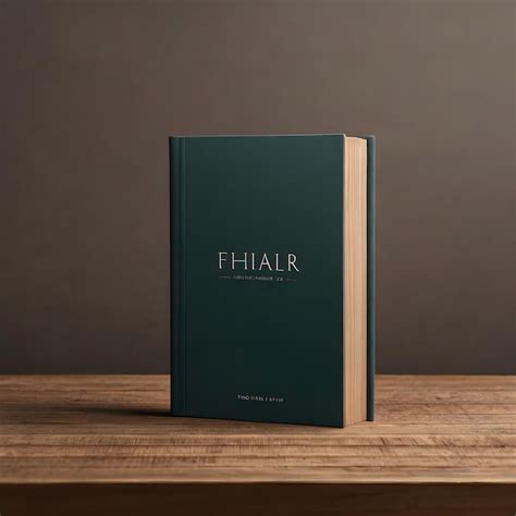 Elegant Minimalist Book Cover Design | Premium AI-generated image