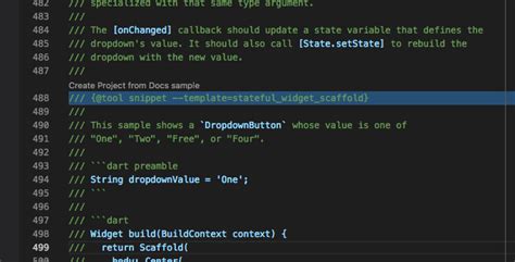 Support creating flutter samples directly from source · Issue #1477 · Dart-Code/Dart-Code · GitHub