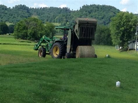 Baleing the hay Bailing Hay, Farm Equipment, Hays, Family Farm, Tractors, Monster Trucks