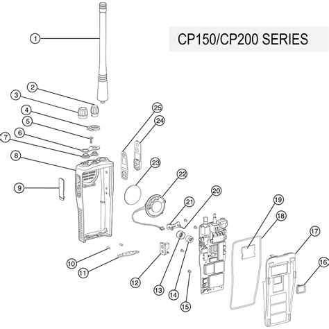 Motorola 1386440Z02 Escutcheon 16 Channel Radios - Radioparts.com