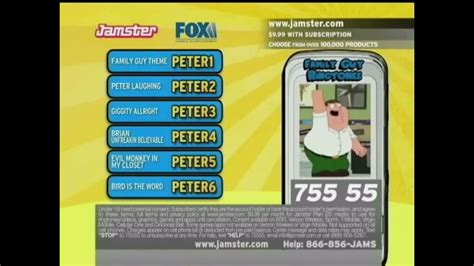 Jamster Family Guy Ringtones Commercial (Fixed Aspect Ratio) - YouTube