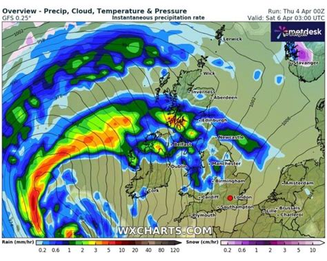 UK storm warning: Met Office issues new 14-hour 'danger to life' alert ...