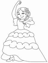 Dancing Coloring Pages sketch template