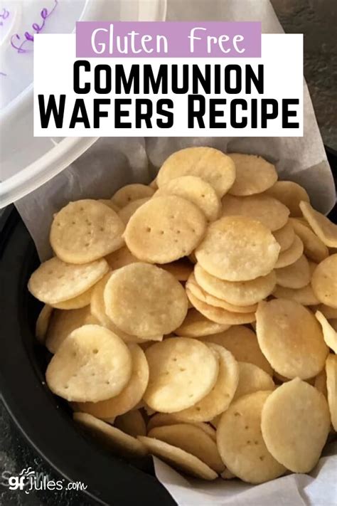 Gluten Free Communion Wafers Recipe - Gluten free recipes - gfJules ...