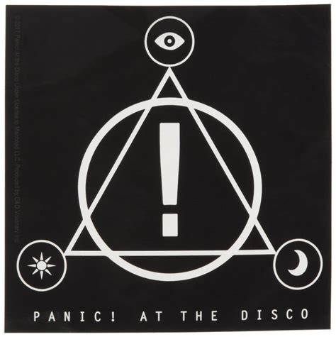 Buy C&D Visionary Panic at The Disco Triangle Logo Sticker Online at Low Prices in India - Amazon.in