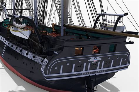 Uss constitution 3D model - TurboSquid 1207107