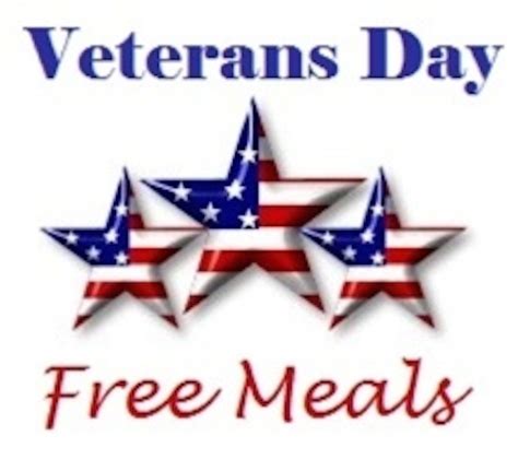 Free meals, discounts on Veterans Day Nov. 11 - RV Wheel Life