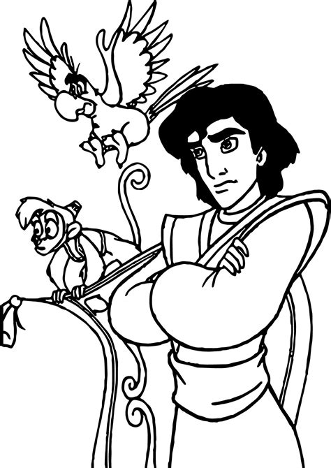 Aladdin And The King Of Thieves Coloring Pages 08 - Wecoloringpage.com