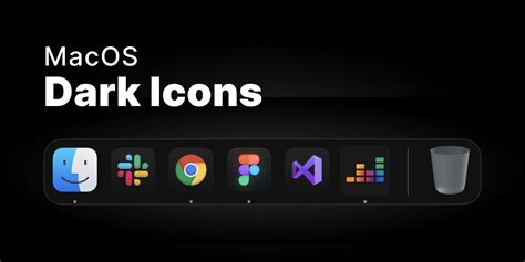 MacOS Dark Icons | Figma