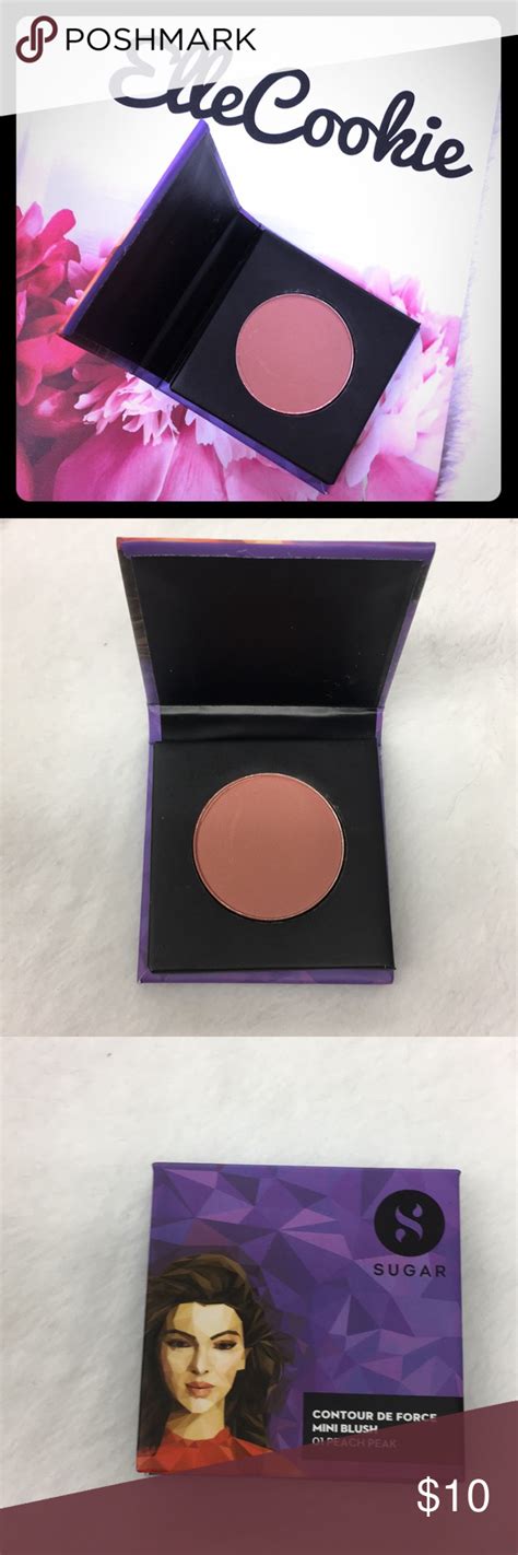 Sugar Cosmetics Contour De Force Mini Blush - Peach Pink