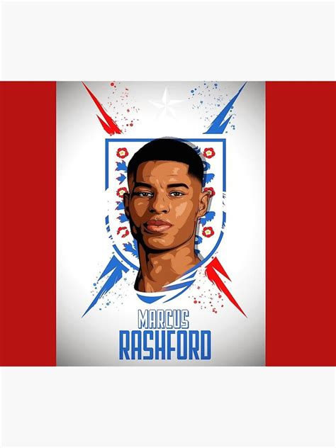 "Marcus Rashford Design Art - Marcus Rashford Essential T Shirt" Poster ...