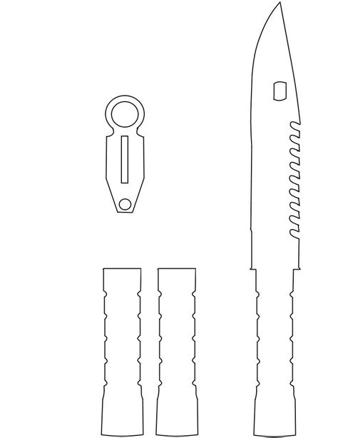 Wooden M9 Bayonet | Knife template, Knife patterns, Handcrafted knife