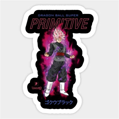 black goku - Black Goku - Sticker | TeePublic