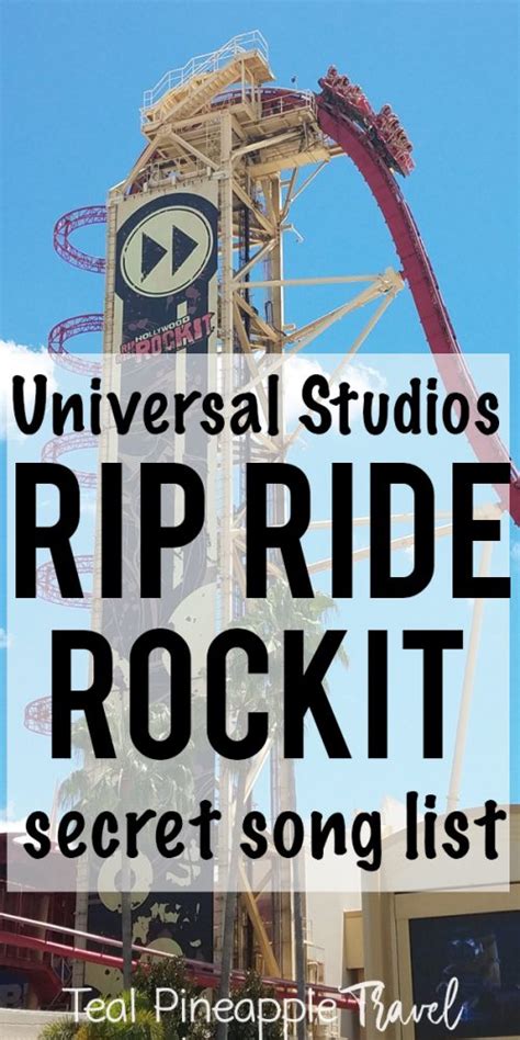 Hollywood Rip Ride Rockit Secret Song List | Universal Studios