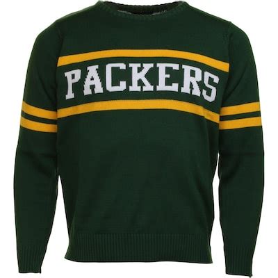 Green Bay Packers Vintage Stripe Sweater - Green - Fanatics.com