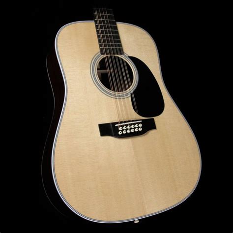 Martin D12-28 12-String Dreadnought Acoustic Guitar Natural | The Music Zoo