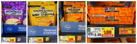 Kroger brand Shredded and Block Cheeses are JUST $1.88!! | Kroger Krazy