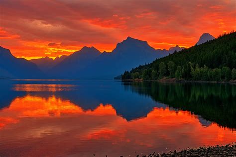 Lake McDonald Sunrise in Glacier National Park