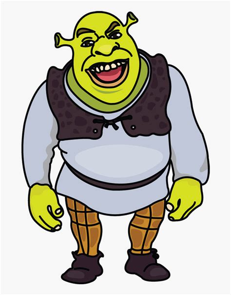 Shrek Drawing Easy, HD Png Download , Transparent Png Image - PNGitem