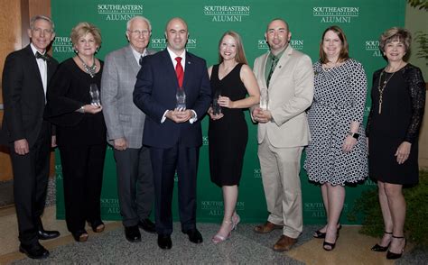 Southeastern recognizes distinguished alumni, others at awards banquet