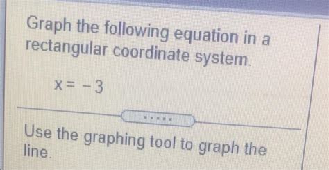 Solved Graph the following equation in a rectangular | Chegg.com