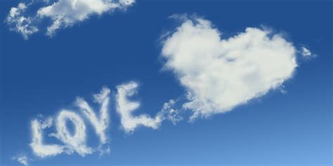 Gambar : horison, langit, sinar matahari, suasana, siang hari, cinta, jantung, gumpalan awan ...
