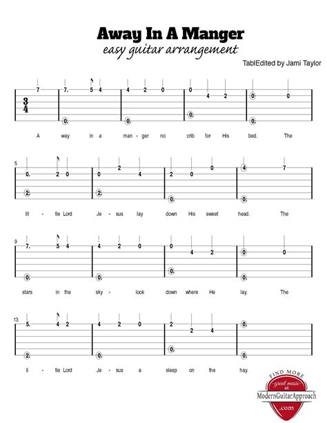 Free Online Acoustic Guitar Sheet Music For Beginners