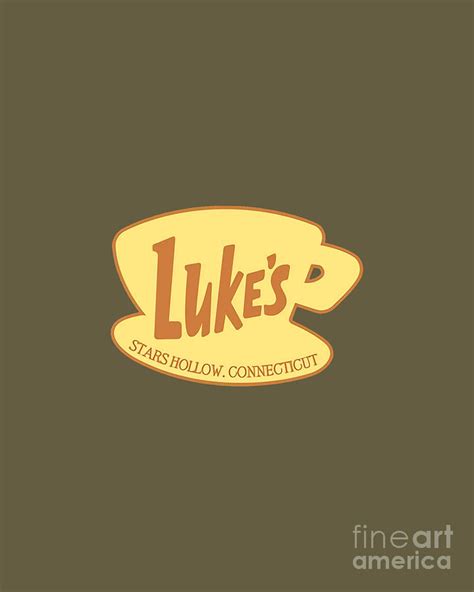 Luke's Diner Logo Digital Art by Joshua Carl - Fine Art America