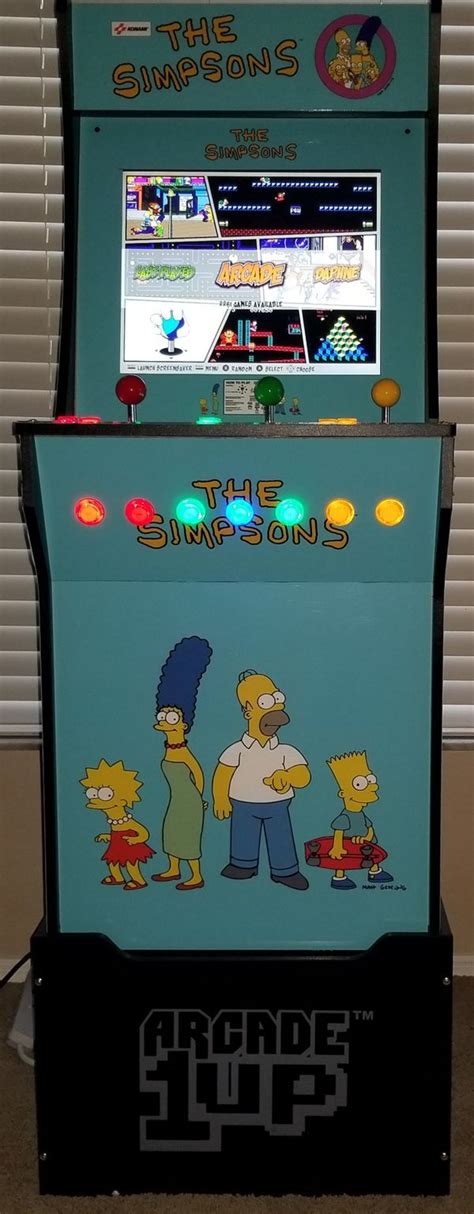 Arcade1up custom modded arcade cabinet retro featuring "The Simpsons" for Sale in Valrico, FL ...