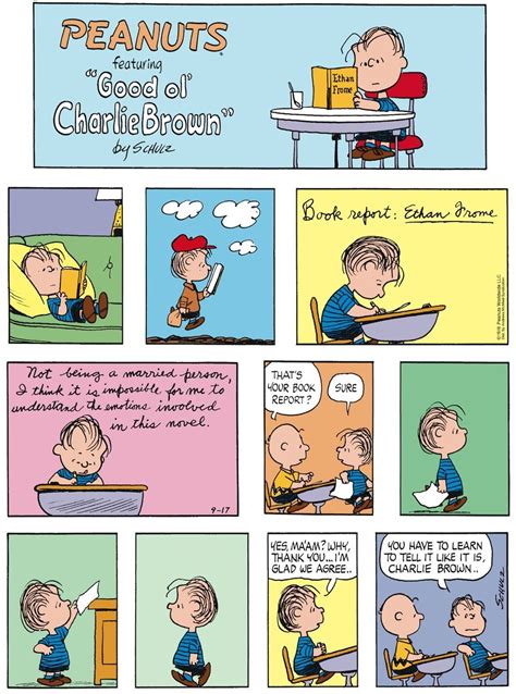 Peanuts by Charles Schulz for September 17, 2017 | GoComics.com | Charlie brown comics, Snoopy ...