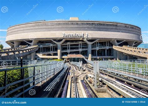 Roissy Terminal 1, Paris Charles De Gaulle Airport, France Editorial ...