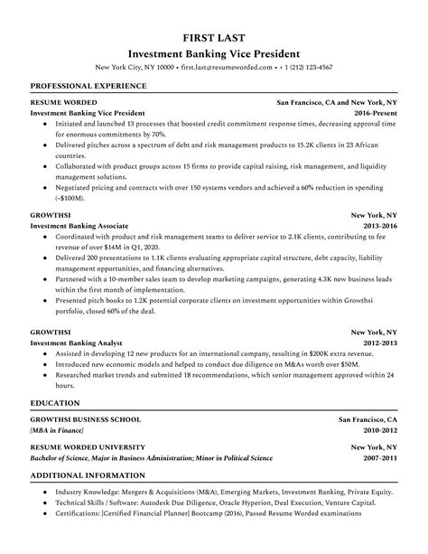 Investment Analyst Resume Examples for 2025 | Resume Worded