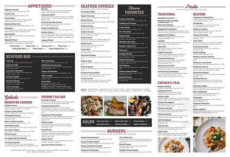 Venetian Italian Eatery menu in Edgewood, Maryland, USA