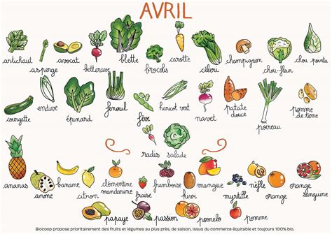 Fruits et Légumes Bio de Printemps - Les Hameaux Bio