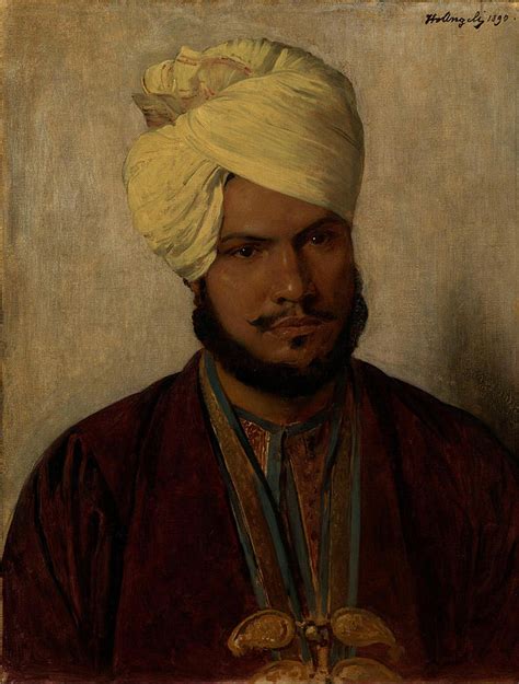 The Munshi Abdul Karim Painting by Heinrich von Angeli