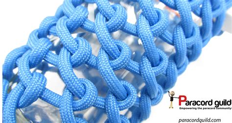 How to make a paracord bottle wrap- half hitches - Paracord guild