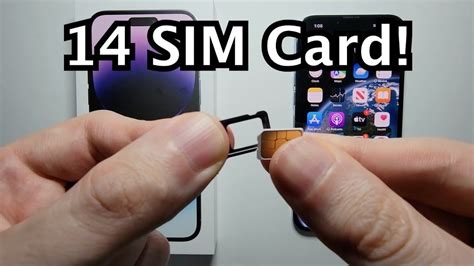 iPhone 14 / Plus / Pro / Pro Max: How to Insert / Remove SIM Card ...