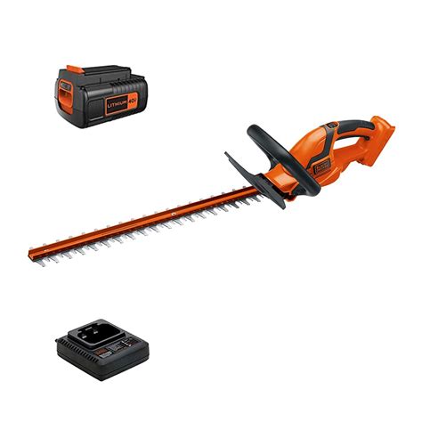 BLACK+DECKER 40V MAX Hedge Trimmer, Cordless, 24-Inch Blade, Battery ...