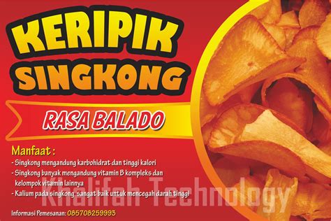 Poster Keripik Singkong – Coretan