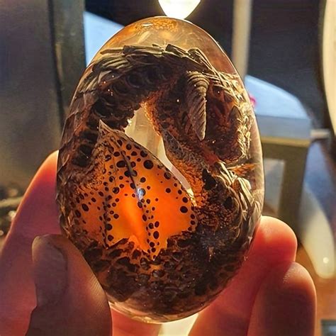 Unique Fantasy Art Ornament: Transparent Dragon Egg With - Temu