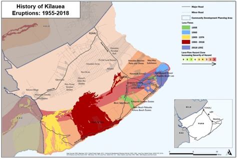 Kilauea Volcano Eruption History