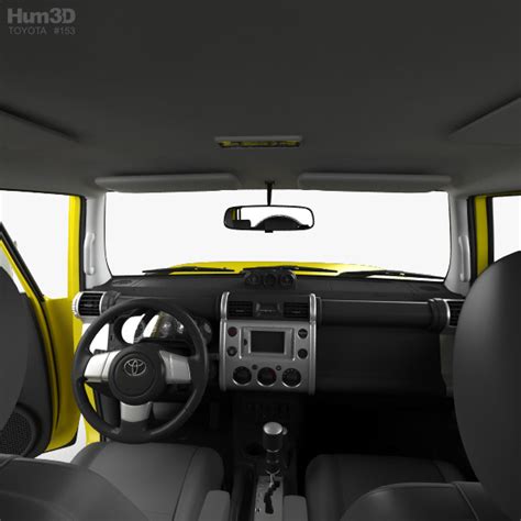 Toyota FJ Cruiser with HQ interior 2014 3D model - Vehicles on Hum3D