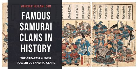 Most Famous & Strongest Samurai Clans in History [Updated] - Working ...