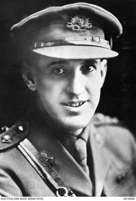 Portrait of Captain Hugo Vivien Hope Throssell VC of the 10th Australian Light Horse Regiment ...