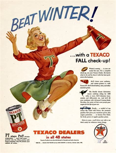 Texaco, 1955 : r/vintageads